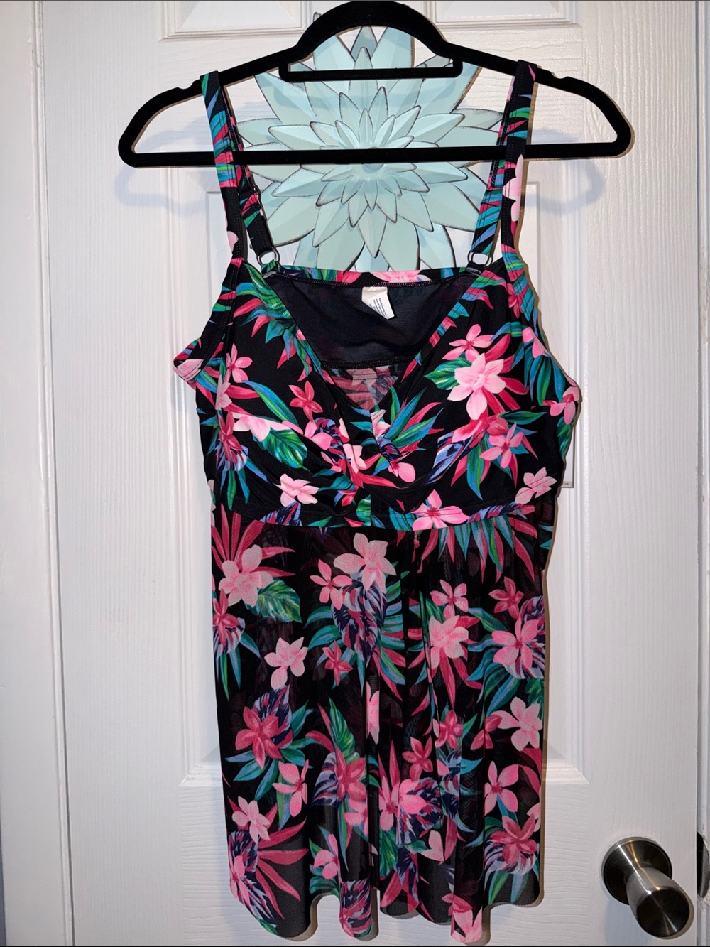 Flowy Sheer Tankini Top